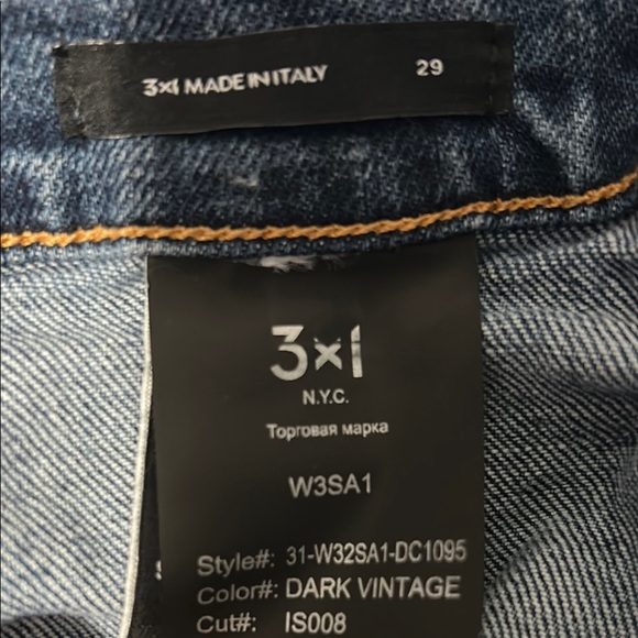Womens 3x1 NYC Blue Denim Jeans size 29 - Picture 4 of 6